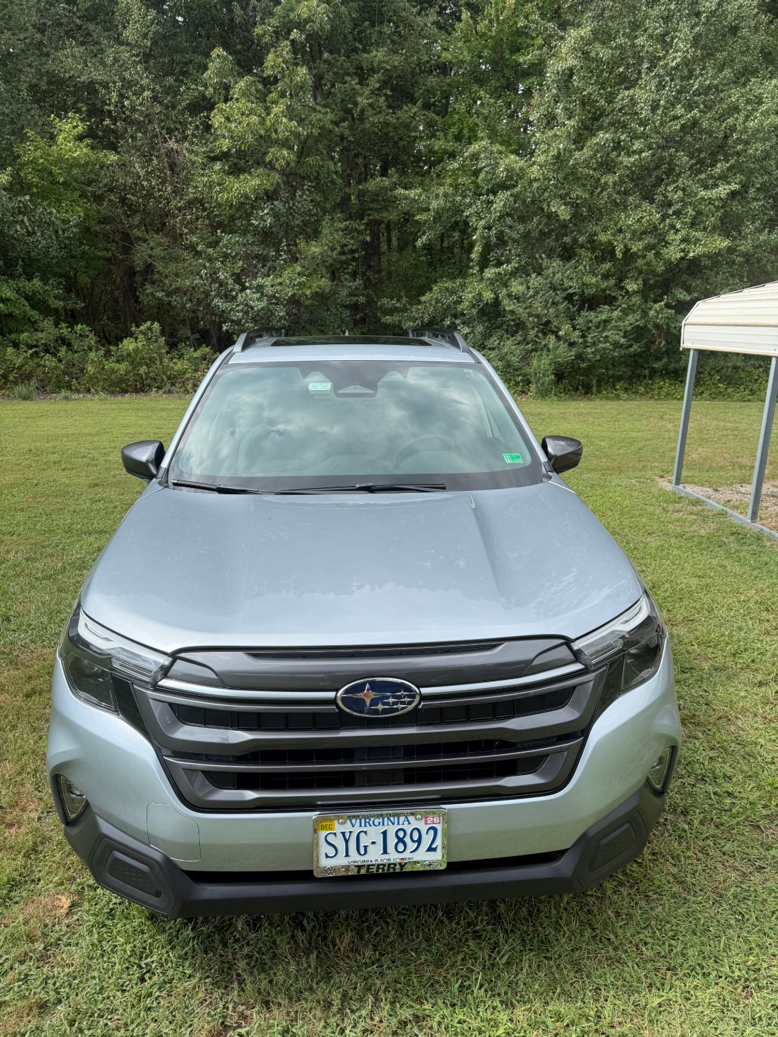 Detailed Subaru front view